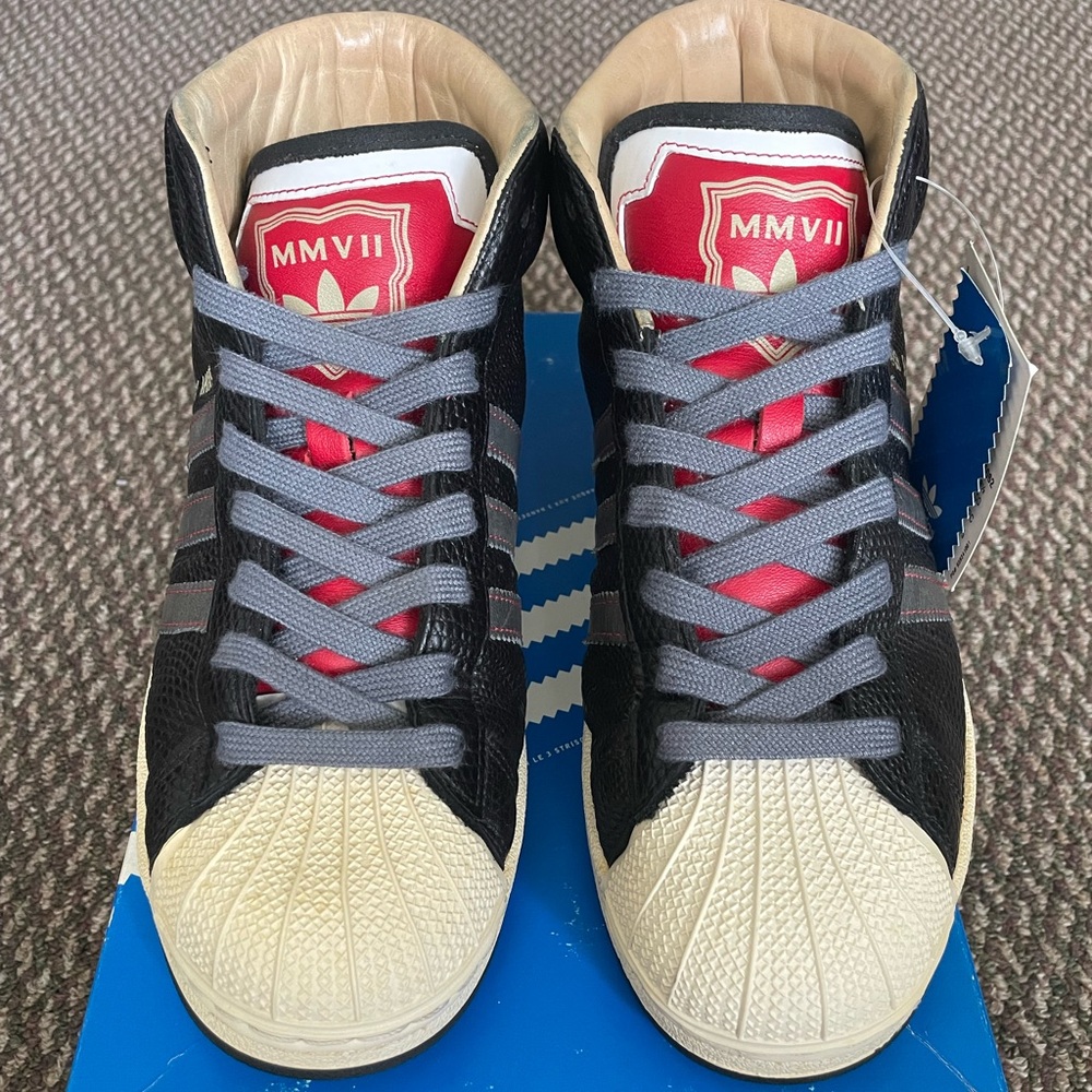 Vintage 2007 Adidas Originals Pro Model LUX US9 HUF
